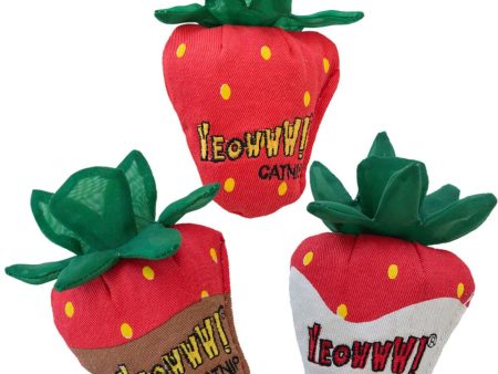 Yeowww! Strawberries Catnip Cat Toy Online now