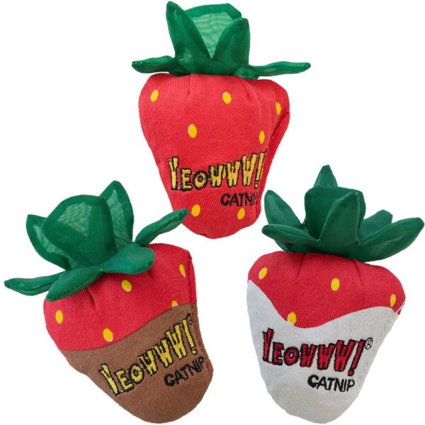 Yeowww! Strawberries Catnip Cat Toy Online now