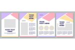 Creative colorful brochure template bundle Hot on Sale