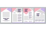 Creative colorful brochure template bundle Hot on Sale