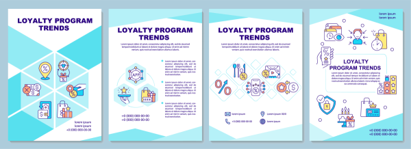 Loyalty Program Trends Brochures Bundle Online Sale