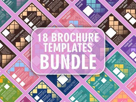 Brochure blank layout design template bundle Online Sale