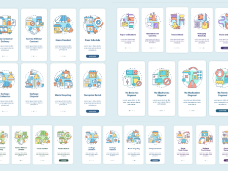 Garbage Management App Page Bundle Cheap