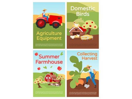 Farming brochure template Cheap