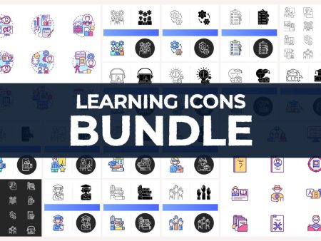 Learning icons bundle Online now