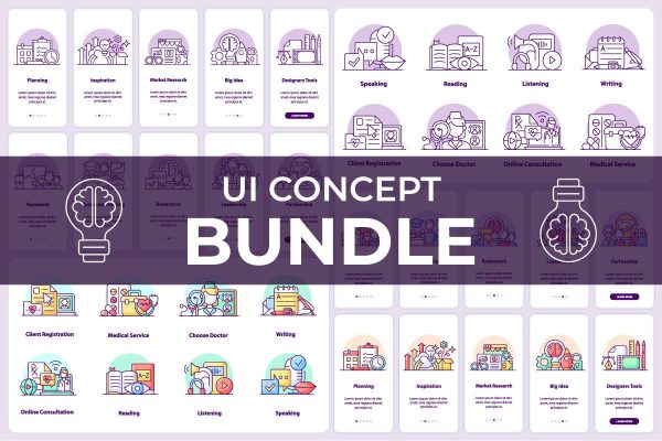 UI concept bundle For Cheap