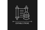 School subjects linear icons set for dark and light mode. Editable Stroke Hot on Sale