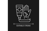 Medical treatment linear icons set for dark and light mode Fashion