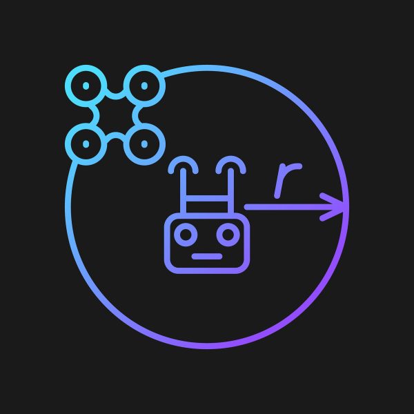 Drone usage gradient manual label icons set for dark and light mode set Online now