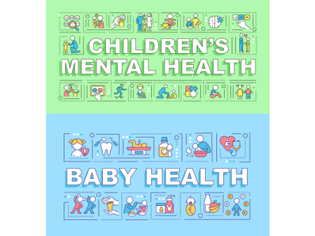 Baby Health Word Concepts Banner Bundle For Discount