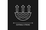 Global water crisis linear icons set for dark and light mode For Cheap