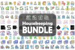 Housekeeping icons bundle For Discount