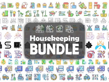 Housekeeping icons bundle For Discount