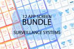 Surveillance Systems App Screen Bundle Hot on Sale