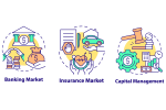 Bank Regulation Concept Icons Bundle Supply