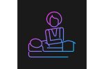 Massage types gradient icons set for dark and light mode For Cheap