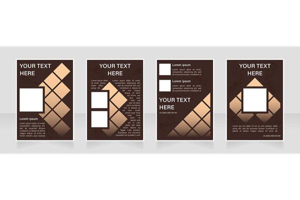 Brochure blank layout design template bundle Online Sale