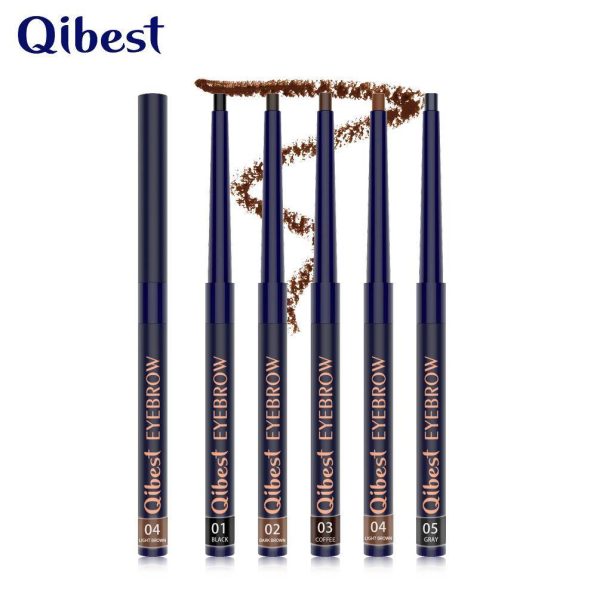 Elliptical Eyebrow Pencil Automatic Rotation Long-lasting Waterproof Sweatproof Eyebrow Powder Sale