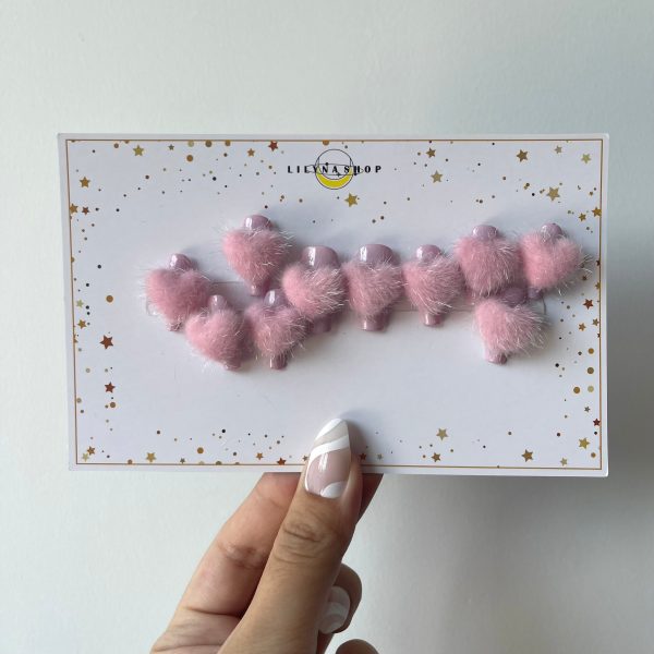 【HANDMADE】PINK PRINT POM POM Discount