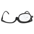 Women Makeup Magnifying Reading Glasses Flip Lens Make Up Eye Glasses +1.00 ~ +4.00 For Discount