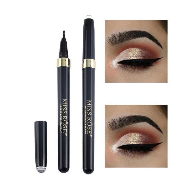 MISS ROSE Pen Head Long-Lasting Liquid Eye Liner (#01) For Discount