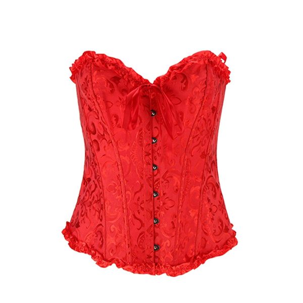 S-3XL Red Palace Women Party Bustier Boned Corset Gothic Body Shaper Sets Online