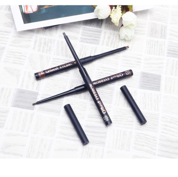 Elliptical Eyebrow Pencil Automatic Rotation Long-lasting Waterproof Sweatproof Eyebrow Powder Sale