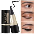 Waterproof Black Eyeliner Cream Long Lasting Matte Quick Drying Eye Liner Gel Easy To Wear Eyeliner Pen Eyes Makeup Cosmetic 1PC Online now