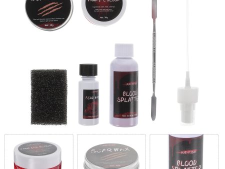 1 Set Special Effects Makeup Kit Scars Wax Makeup Wax Fake Blood Cheap