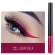 12 Colors Colorful Liquid Eyeliner Pencil Waterproof Long-Lasting  Quick-Dry No Blooming Blue Pink Eye Liner Pen Cosmetics Tools Cheap