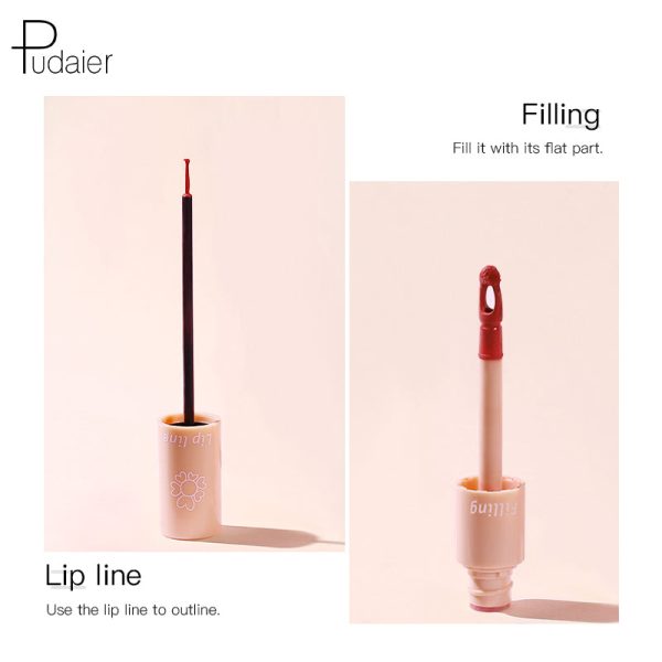 Pudaier Duo Lip Liner & Matte Liquid Lipstick Online