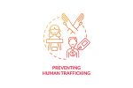 Human Smuggling Concept Icons Bundle For Cheap