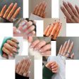 10 Packs (240 Pcs) Press on Nails Medium Design, JIANIAO Short Fake Nails Almond French Glue on Nails Set with Adhesive Tabs Nail File for Women For Discount