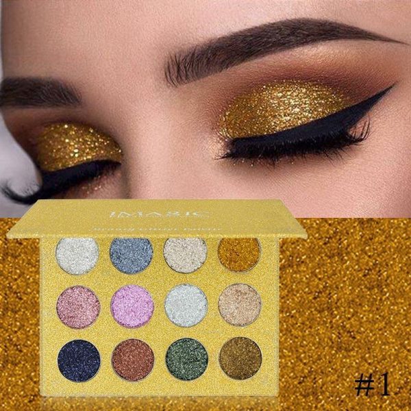 IMAGIC Rainbow Glitters Diamond Eyeshadow Palette Pearlescent Multipurpose Eyeshadow Palette Online