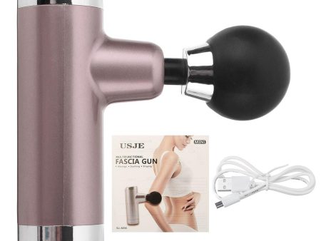 Cordless Mini Pocket Fascia Massage Guns 5 Gears USB Rechargeable 2000mAh Full Body Massager Online