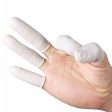 100pcs White Latex Finger Cots Nail Protection Medical Rubber Dressing Gloves. Online now