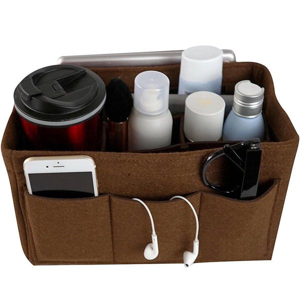 Felt Insert Bag Multi Pockets Cosmetic Organizer Cheap