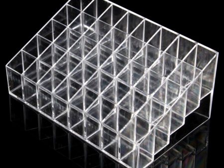 40 Clear Acrylic Lipstick Holder Stand Display Cosmetic Makeup Case Acrylic Cosmetic Organizer Cheap