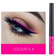 12 Colors Colorful Liquid Eyeliner Pencil Waterproof Long-Lasting  Quick-Dry No Blooming Blue Pink Eye Liner Pen Cosmetics Tools Cheap