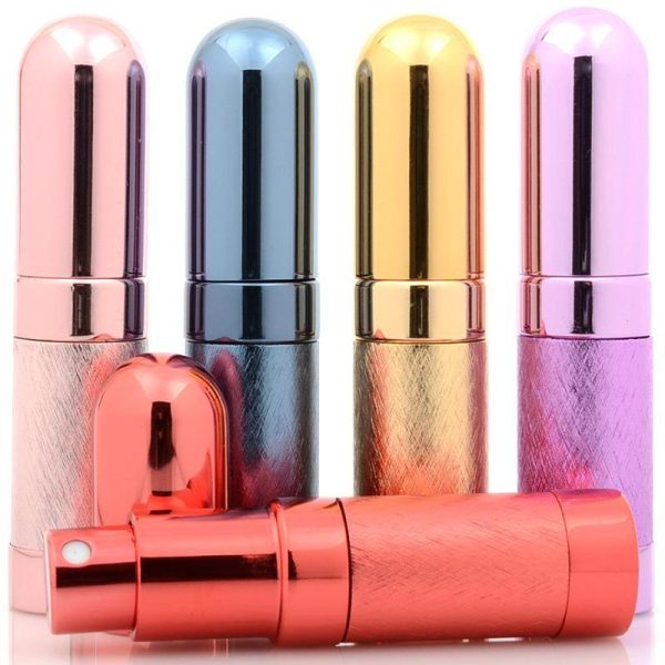 5ml Perfume Atomizer Self-pumped Refillable Dispenser Portable Travel Spray Bottles Online now