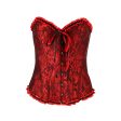 S-3XL Red Palace Women Party Bustier Boned Corset Gothic Body Shaper Sets Online