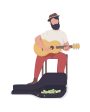 Playing street musicians flat color vector illustration set Online