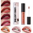 LIYADA Metallic Matte Lip Gloss Waterproof Cosmetics Liquid Lipstick Long-lasting Lips Makeup For Cheap