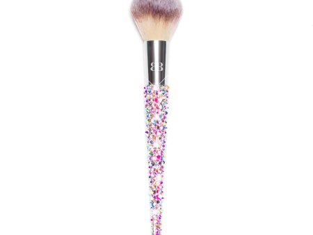 F1 -  Large Powder Brush (Silver) For Cheap