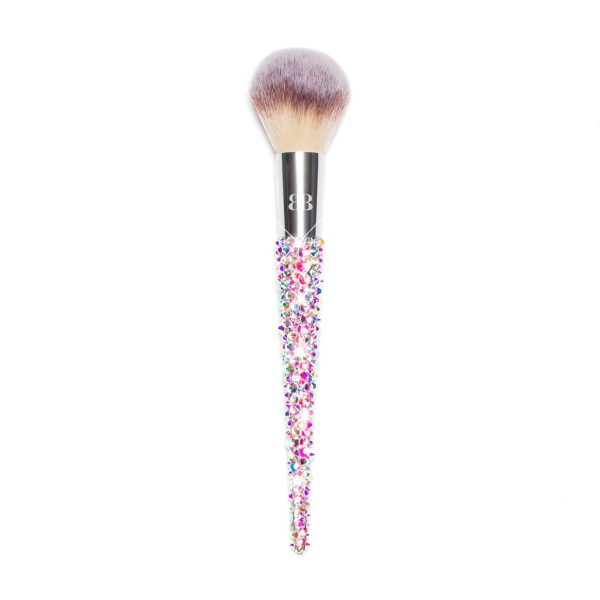 F1 -  Large Powder Brush (Silver) For Cheap