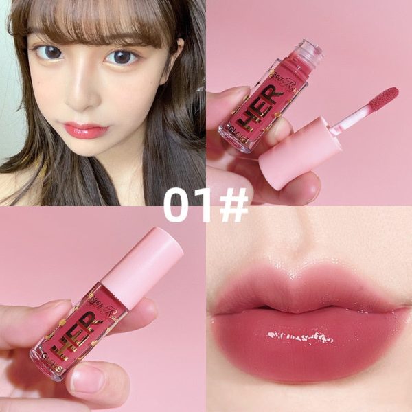 1 Pcs Mini Tube Gloss Labial Water-light Mirror Lip Glaze Not Fade Lip Tint Lasting Moisturizing Cosmetic Lipstick Maquillaje Online Hot Sale