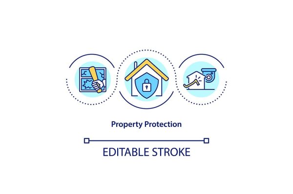 Property Protection Concept Icons For Discount