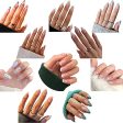 10 Packs (240 Pcs) Press on Nails Medium Design, JIANIAO Short Fake Nails Almond French Glue on Nails Set with Adhesive Tabs Nail File for Women For Discount