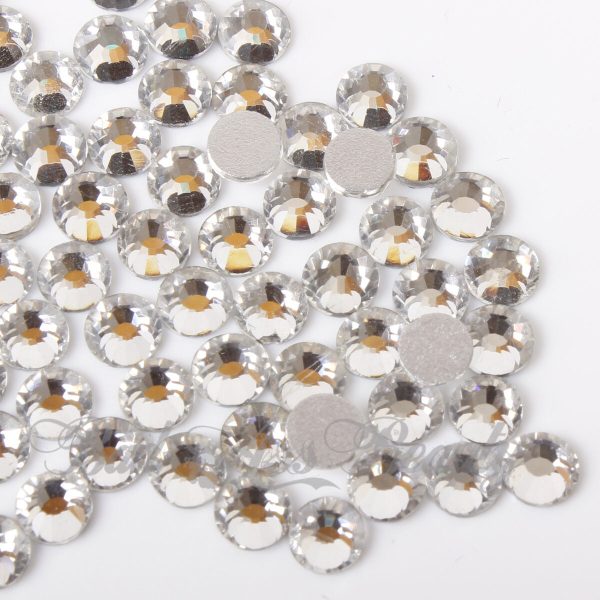 100pcs Glass Rhinestones Flat Back Crystals 2mm, 3mm, 4mm ,5mm Online