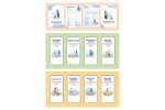 Animal adoption onboarding vector template set Online Sale